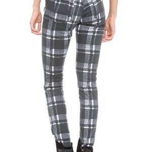 Alice+Olivia plad skinny pants